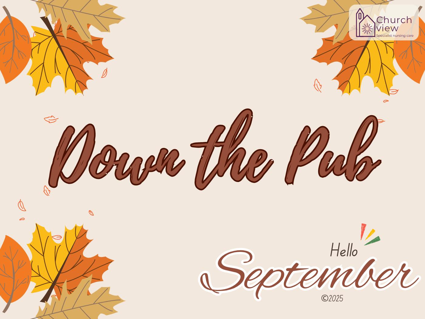 Down the pub activity