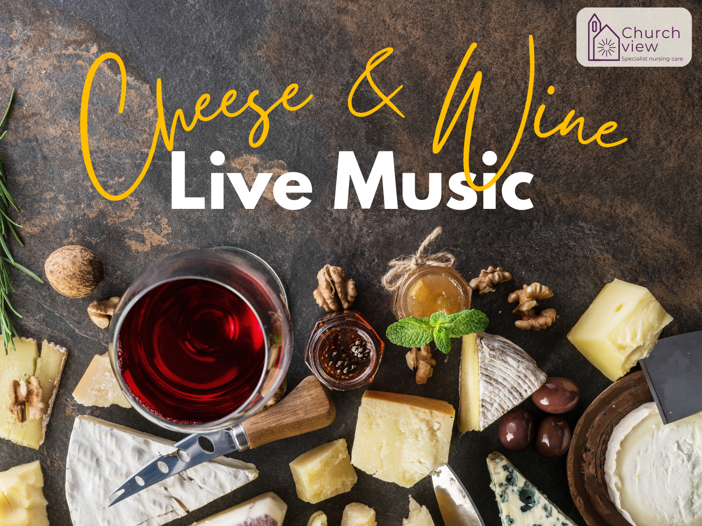 Cheese, Wine & Live Music!